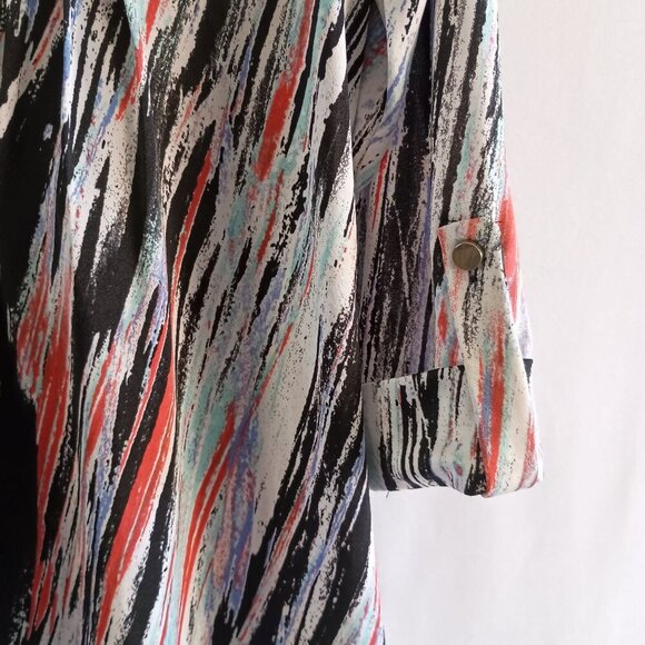 Cocomo Petite Ladies Quarter Sleeve Tunic Top size Petite M - Picture 4 of 4